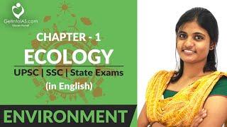 Ecology (Chapter - 1) | Environment & Ecology | Shankar IAS Book | In English | UPSC | GetintoIAS