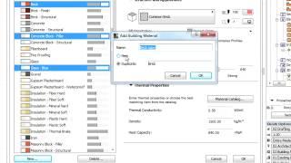 Creating new building materials in ARCHICAD