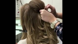 Наша фирменная греческая прическа в Эль Стиль @elstile - wedding hairstyle class at Elstile