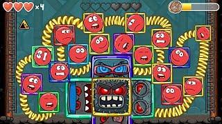 Красный Шарик в игре Плохие Свинки ! Red Ball 4 in Bad Piggies Game !