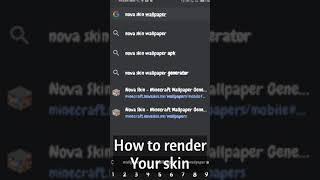 HOW TO 3D RENDER YOUR SKIN IN MINECRAFT