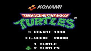 Teenage Mutant Ninja Turtles 2 Playthrough NES  (Черепашки Ниндзя 2) Полное прохождение  [Денди]