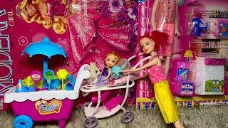 3 Minutes Satisfying with Unboxing Barbie Princess  Baby  And Icecream Playset Review Toys｜ASMR