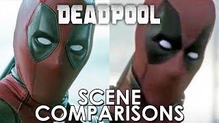 Deadpool (2016) and leaked footage - scene comparisons