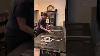 Interior door makeover with Woody Walls peel & stick wood planks