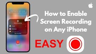 how to record screen and sound on iPhone 12, 13, 14, 15 series