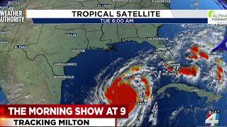 9 A.M. MILTON UPDATE: Hurricane Milton remains extremely dangerous Category 4