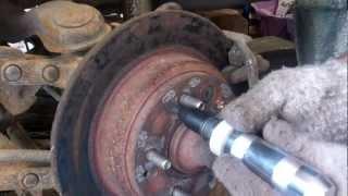 How to use an impact driver to release seized screws