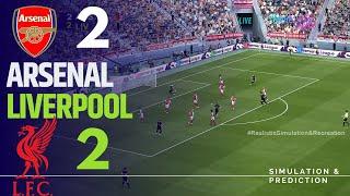 ARSENAL 2-2 LIVERPOOL • Highlights • Premier League 24/25 | Simulation/Recreation