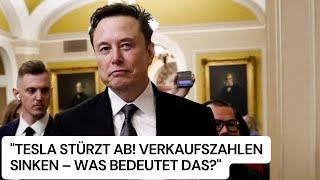 Tesla unter Druck: Verkaufszahlen sinken – Aktie stürzt ab!