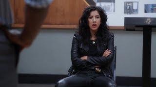 Stephanie Beatriz - leather pants