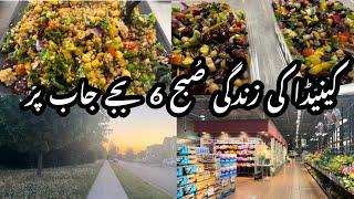 Pakistani Mom Struggled In Canada  Jobs Vlog | Salad Recipe canada life