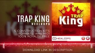 TRAP KING 5 Beat Construction Kits - Wav & MIDI Kits