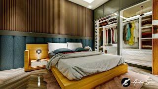 12'X12' ft Modern Bedroom Design | Archie Sense #shorts