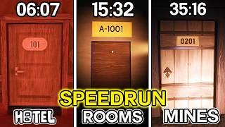 I FOUND 1001 DOOR ! │DOORS FLOOR 2 BACKDOOR + ROOMS + HOTEL +THE MINES WORLD RECORD SPEEDRUN  ROBLOX