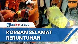Sosok Korban Selamat Runtuhnya Alfamart Gambut yang Sujud Syukur, Bertahan 3 Jam di Reruntuhan