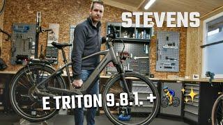 Stevens E-Triton 9.8.1: E-Bike mit 180kg Systemgewicht – Perfekt für Alltag & Touren ‍️