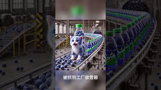 AI cat story Playful Blueberry Cat | cat short film #aicat #catlovers