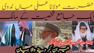 حضرت مولانا ابوالحسن علی میاں ندوی کون ہیـں /ضرور سنیں #youtube #history