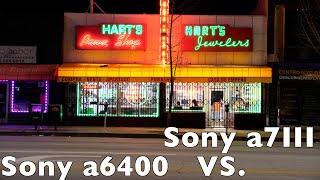 Sony a6400 Vs Sony a7III 4K video test