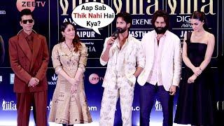 Shahid Kapoor Most NERVOUS Speech Standing Next To Ex-GF Kareena Kapoor At IIFA Awards 2025!