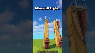 Minecraft Logic (World's Smallest Violin) #minecraft #shorts