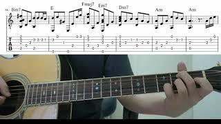 Still Got The Blues (Gary Moore) - Easy Fingerstyle Guitar Playthough Tutorial Lesson With Tabs