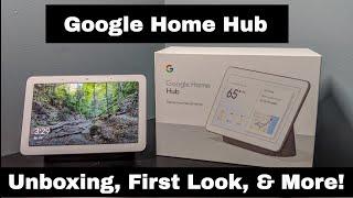 Google Nest Hub Unboxing, Setup, & comparison of Lenovo Smart Display