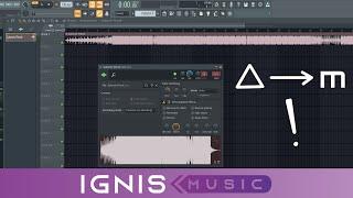 FL Studio: Turn a Major thing in to a Minor thing