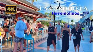 LA CARIHUELA TORREMOLINOS: Gorgeous Beach Promenade | Costa Del Sol [4K] Tour 2024