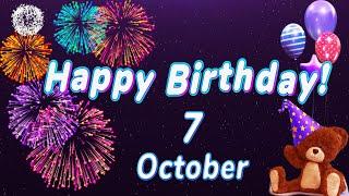 7 October Best Happy Birthday To You | Happy Birthday Song 2024 || Happy Birthday WhatsApp Status