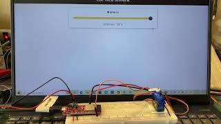 Esp32 with Slider Control using Websockets