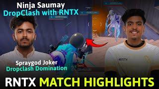 Ninjajod Saumay DropClash RNTX  Spraygod Joker Domination  | Team Xspark Today Match Highlights