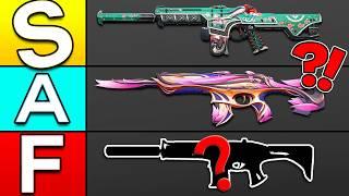 Ranking All Phantom Skins in VALORANT