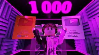 Празднуем 1 000 подписчиков в Roblox с подписчиками!