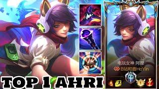 Wild Rift Ahri - Top 1 Ahri Gameplay Rank Challenger