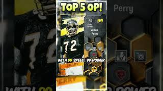 *new* TOP 5 BEST CARDS in MADDEN 25 Ultimate Team! Must HAVE players! #madden25 #mut25