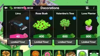 Simpsons Tapped Out old items and donuts