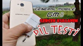 General Mobile GM 8 Gerçek Kullanım Pil Testi! Siz İstediniz Biz Yaptık!!!