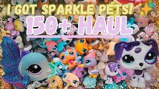 My MONEY is GONE  | HUGE 150+ LPS Haul with GLITTER PETS!!! ️