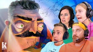 Try not to JUMP in Hello Neighbor 3 (Family Challenge)