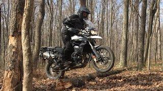 Poisk - Tiger 800 XC Clears Logs in Slow Motion