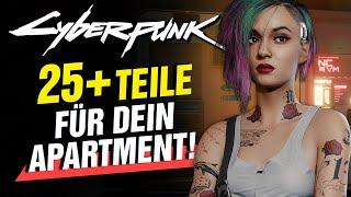 2.1️ Alle TEILE für V's Apartment! Cyberpunk 2077 Erinnerungstücke  / Memorabilia / Deko