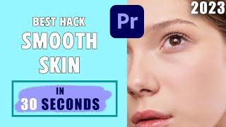 How to FACE TUNE or RETOUCH SKIN in Premiere Pro 2023! (QUICK & EASY!)