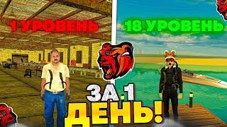 18 УРОВЕНЬ ЗА 1 ДЕНЬ! ЭТО ЛЕГКО - КАК ПОДНЯТЬ УРОВЕНЬ НА BLACK RUSSIA ! (crmp mobile)