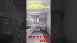 Creative bedroom closet design | KKS DIY