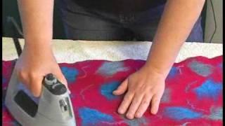 How to Make a Felt Scarf : How to Iron a Felt Scarf