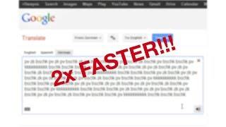 Google Translate Beatbox 2x Faster!