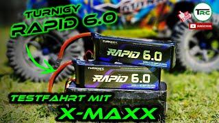 Ich teste die (neuen) TURNIGY RAPID 6.0 4S 100C Lipos im X-MAXX