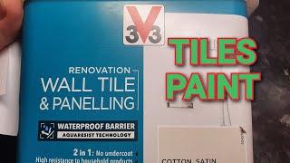 Tiles renovating paint V33! Undercoat not  required!